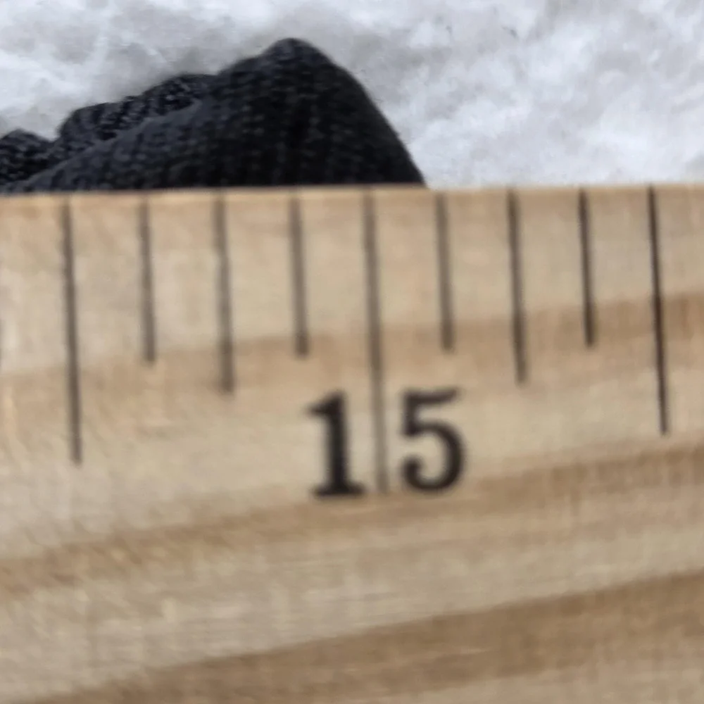 Levi Strauss Bend Over Pants Women 14 Black Vintage Elastic Waist Straight Leg